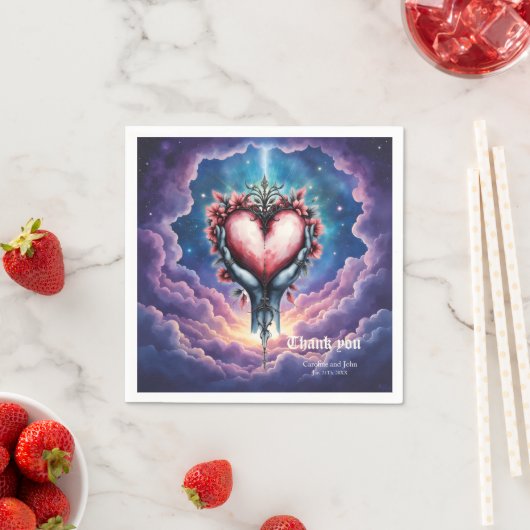 Heart of Quiet Magic. スタンダードカクテルナプキン (インサイチュ)