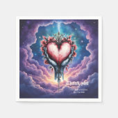 Heart of Quiet Magic. スタンダードカクテルナプキン (正面)
