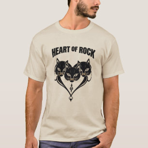 Heart of Rock – 猫三姉妹パワー Tシャツ