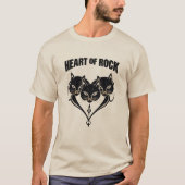 Heart of Rock – Triple Cat Power Tシャツ (正面)