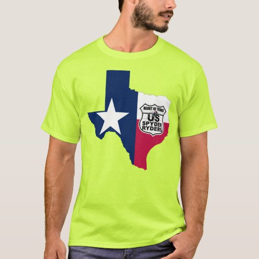Heart Of Texas支部 - RWBステート Tシャツ (正面)