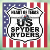Heart Of Texas Chapter - デカルフラグ&ロゴ ウィンドウサイン (シート3)