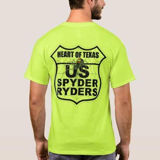 Heart Of Texas Chapter - ロゴ 両面転写 Tシャツ (裏面)