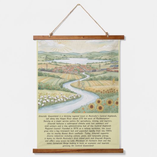 Heart of the Highlands 吊り下げ型タペストリー (正面)