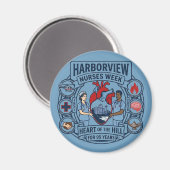 Heart of the Hill Magnet (Design A) マグネット (正面/裏面)