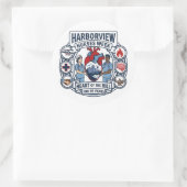 Heart of the Hill Sticker (Design A) ラウンドシール (バッグ)