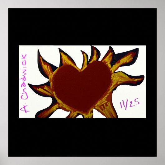 Heart on Fire Poster ポスター (正面)