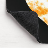 Heart Orange Tie Dye - Cute Valentines Day Graphic マウスパッド (コーナー)