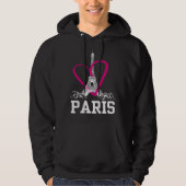Heart Paris France パーカ (正面)