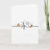 Heart Pattern Celebration Card カード (正面)