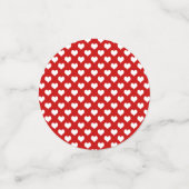 Heart Pattern Design – Cute & Romantic  コンフェッティ (スモール正面)