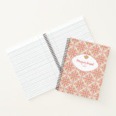 Heart Pattern Notebook – Customize Interior Pages ノートブック (内部)