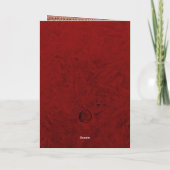 Heart, Pearls & Roses Anniversary Card カード (裏面)