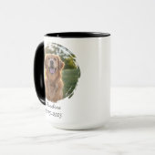 Heart Pet Memorial Photo マグカップ (正面左)