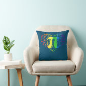 Heart Pi Day Funny Graphic Math Teacher クッション (椅子)