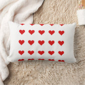 Heart pillow, Valentine's Day gif, for everyone ランバークッション (ブランケット)