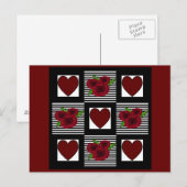 Heart Quilt Postcard ポストカード (正面/裏面)