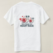 Heart Race Tシャツ (デザイン裏面)