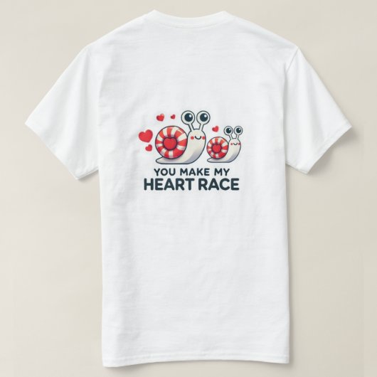Heart Race Tシャツ (デザイン裏面)