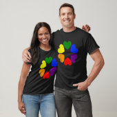 Heart Rainbow Flag LGBT Gay Pride Month Support LG Tシャツ (ユニセックス)
