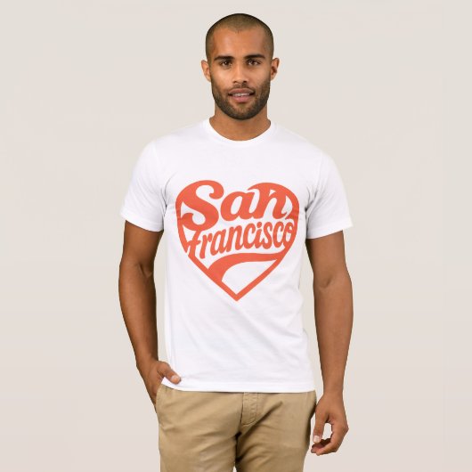 Heart San Francisco  Tシャツ (正面フル)