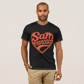 Heart San Francisco Tシャツ (正面フル)