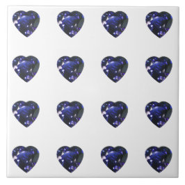 Heart Sapphire Blue タイル