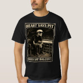 Heart Says Pit Knees Say Balcony Classic T-Shirt Tシャツ (正面)