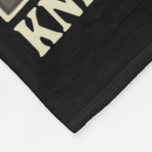 Heart Says T Knees Say Balcony  フリースブランケット (角)