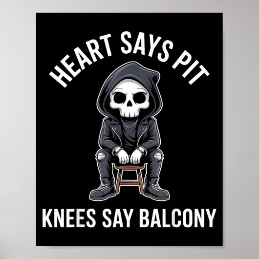 Heart Says T Knees Say Balcony Funny Concert  ポスター (正面)