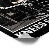 Heart Says T Knees Say Balcony Funny Concert Quote ポスター (角)