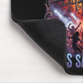 Heart Says T Knees Say Balcony Funny Old Skeleton  マウスパッド (コーナー)