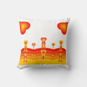 Heart-Scape Pillow  クッション (正面)