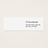 Heart Script Stud Earring Jewelry Display Card (裏面)