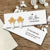 Heart Script Stud Earring Jewelry Display Card