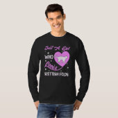 Heart Shape Just A Girl Who Loves Scottish Folds Tシャツ (正面フル)