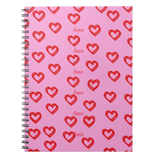 Heart Shape Notebook ノートブック (正面)