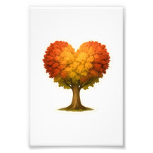 Heart Shaped Autumn Tree