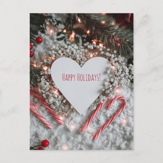 Heart-shaped Christmas card  シーズンポストカード (正面)