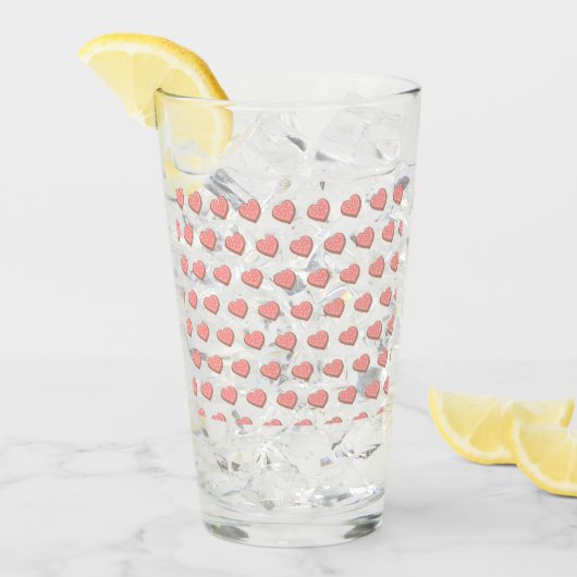Heart-shaped cookies タンブラーグラス (アイス正面)