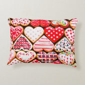 Heart shaped cookies icing for Valentine's day del アクセントクッション (裏面)