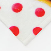 Heart shaped cookies icing for Valentine's day del フリースブランケット (角)