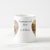 Heart-Shaped Dog Design – “Happiness on Four Paws” コーヒーマグカップ (中央)