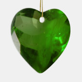 Heart‑Shaped Emerald セラミックオーナメント (右)