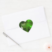 Heart‑Shaped Emerald ハートシール (封筒)