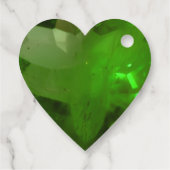 Heart‑Shaped Emerald フェイバータグ (裏面)