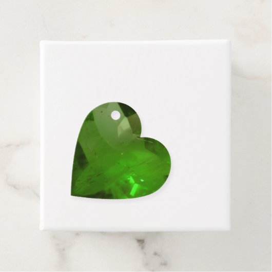 Heart‑Shaped Emerald フェイバータグ (インサイチュ)