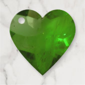 Heart‑Shaped Emerald フェイバータグ (正面)