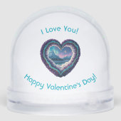 Heart-Shaped Ice Sculpture with Aurora (裏面)