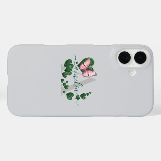 Heart-Shaped Leaves Bouquet Case-Mate iPhoneケース (裏面 (横))